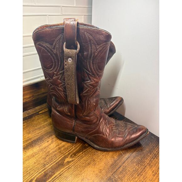 Sears Brown Cowboy Boots Size 9 main image 9